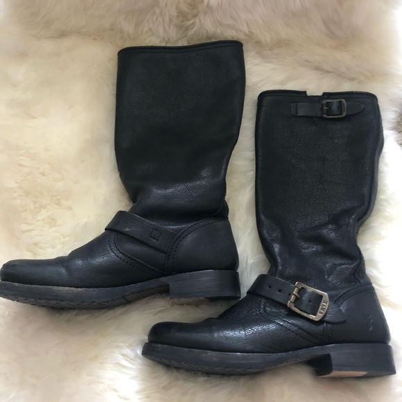 Frye Shoes - Frye Veronica leather boots